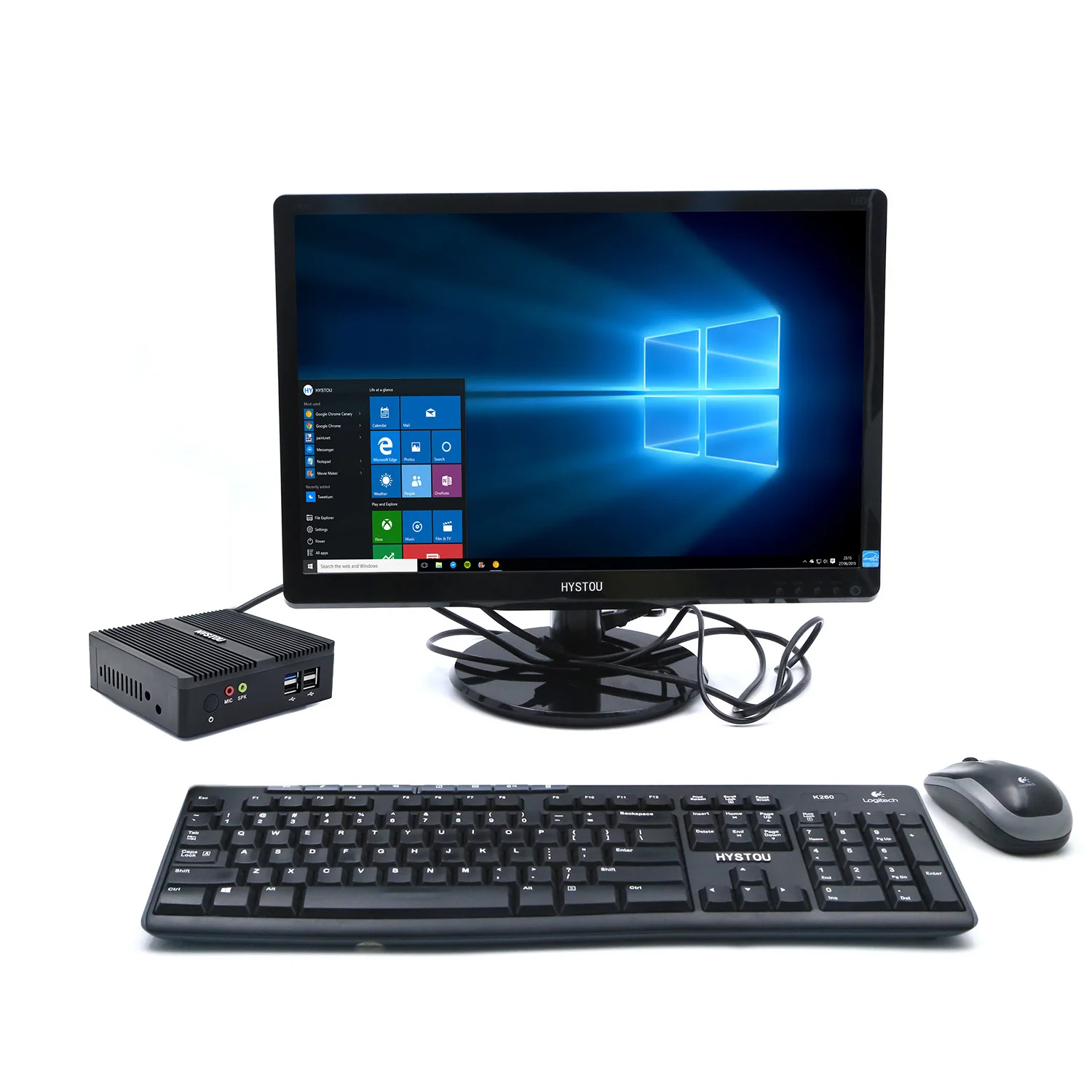 HYSTOU Intel четырехъядерный Celeron J3160 безвентиляторный мини ПК 2LAN 1RS232 Pfsense сервер маршрутизатор компьютер поддержка Windows Linux
