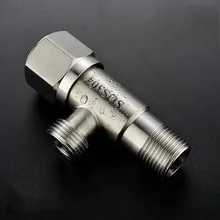 Взрывозащищенный угловой клапан 304 из нержавеющей стали Холодный длинный толстый треугольный клапан водонагреватель персональный клапан водозапорный кран Uni