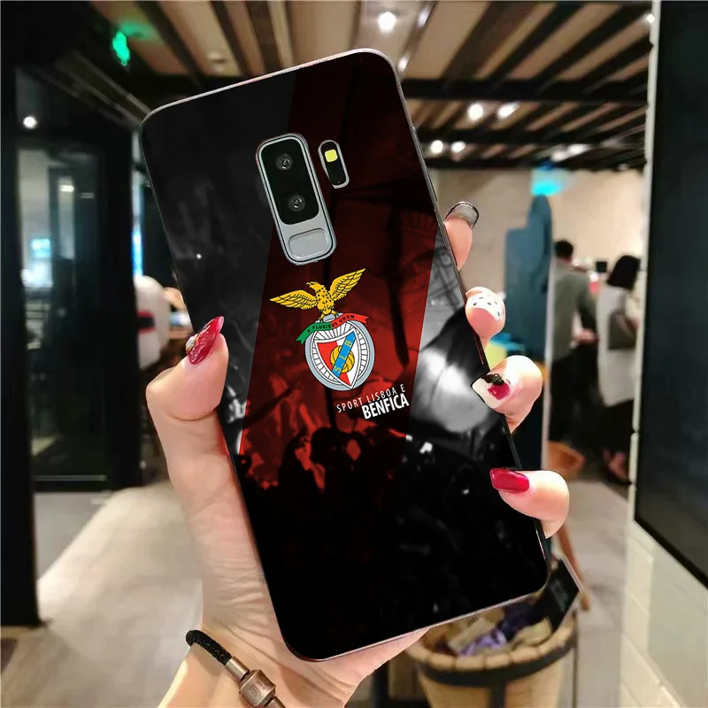 Чехол для телефона Benfica FC чехол для samsung Galaxy S10 S6 S7 Edge DIY прозрачный мягкий TPU для S9 A5 A7 A8 J3 J5 J7 Prime Note 9