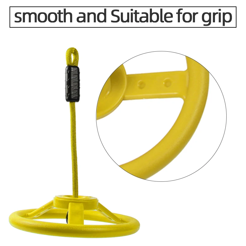 Kids Fitness Toys Outdoor Hanging Wheel Arm Strength Training Equipment Swings Line Training Accessory Kids Climbing Tool 6