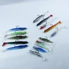 15pcs/lot Lead Eel Fish soft bait set Fishing lure kit Wobblers jig head Silicone baits lifelike Sea Bass Carp pike long tail ► Photo 2/6