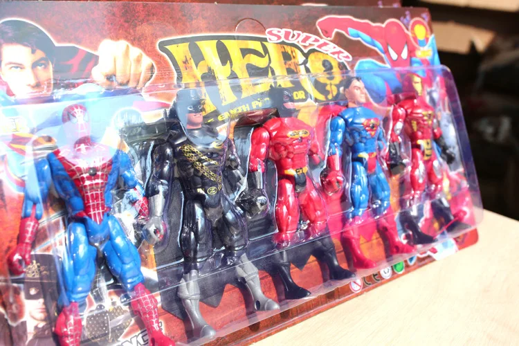 Супергерой Marvel Мстители Железный человек Супермен Бэтмен. .. Экшн схема 15*9 см
