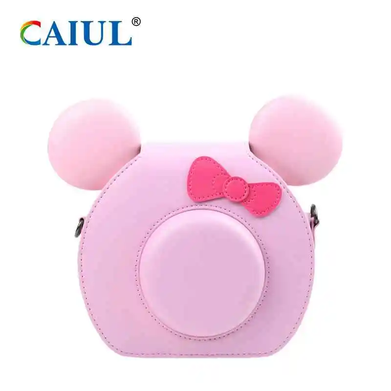 CAIUL PU кожаный чехол для камеры Fujifilm Instax Mini TsumTsum дорожная сумка защитный с плечевым