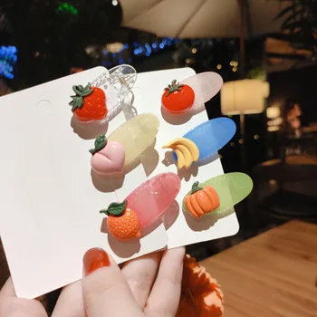 

50Pcs/Lot Flower Cartoon Hairpins Lovely Kids Girls Hair Clips Barrettes Multicolor Hair Band Accessories