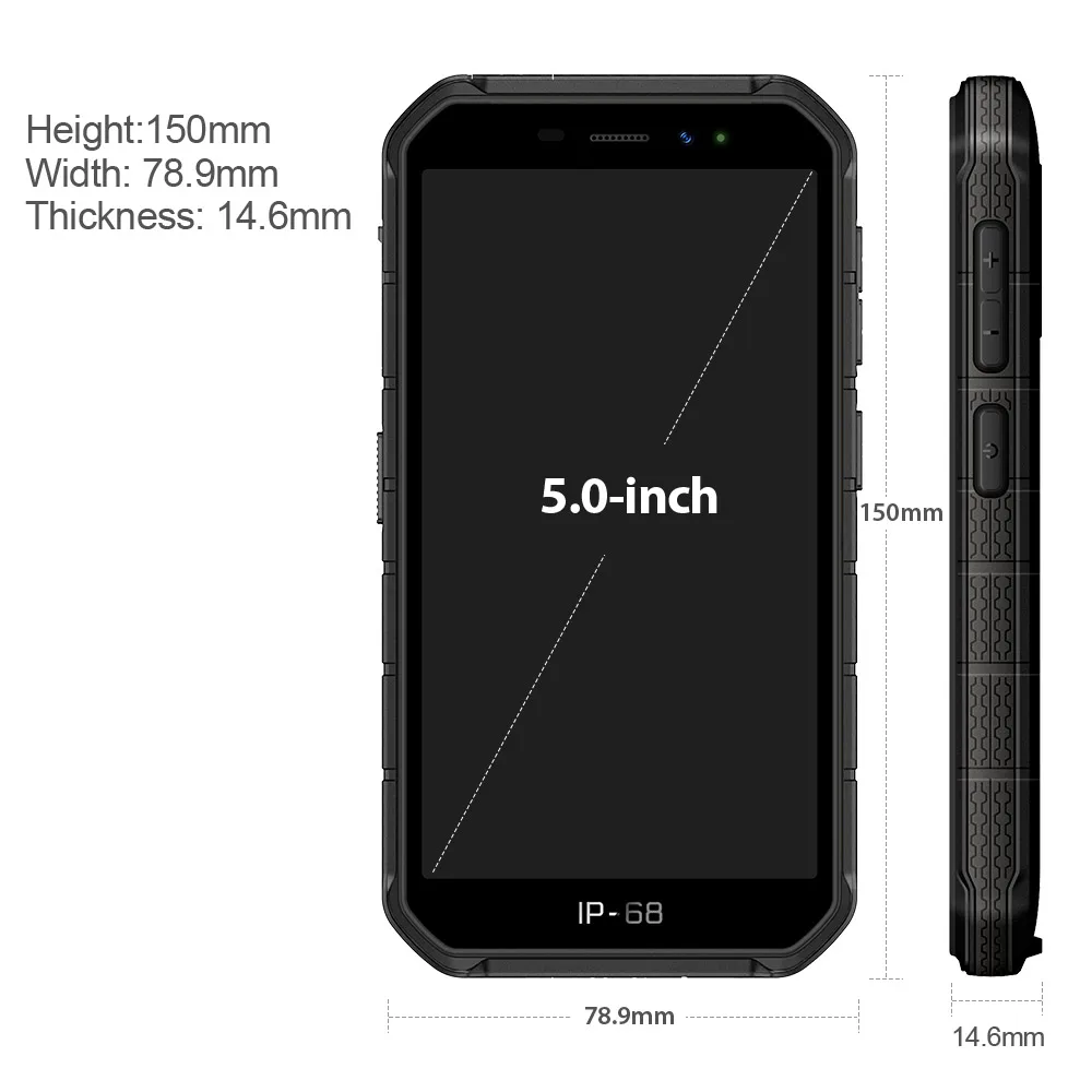 Ulefone Armor X7 смартфон с 5 дюймовым дисплеем четырёхъядерным процессором NFC ОЗУ 2 Гб