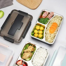 304 нержавеющая сталь металл Bento Box японский стиль дети офис Ланчбокс Тепловой Мужская детская коробка для завтрака сумка набор контейнер для еды