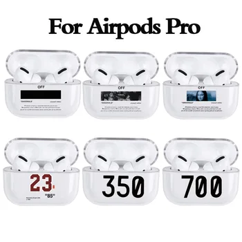 

Fashion trend number 350 for Airpods Pro case Luxury Transparent Bluetooth Headphone protective case for air pods Pro hard case