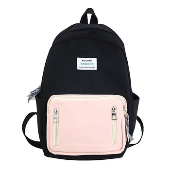 

2019 Fashion Backpack Women Casual Travel Shoulder Rucksack Korean Style Canvas Schoolbag Teenager Student Book Bag Backpack