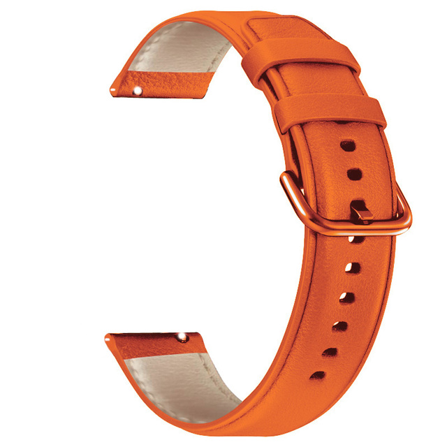 Colorful Leather Straps Watchband For Samsung Galaxy Watch 3 41mm Smart Wriststrap bracelet For Huami Amazfit GTS 2 2e Belt