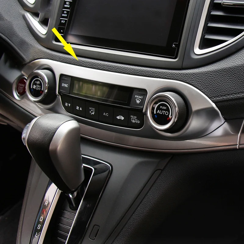 Для Honda CRV, cr-v аксессуары для центральной консоли кнопка включения крышки кондиционера на выходе вентиляционные крышки
