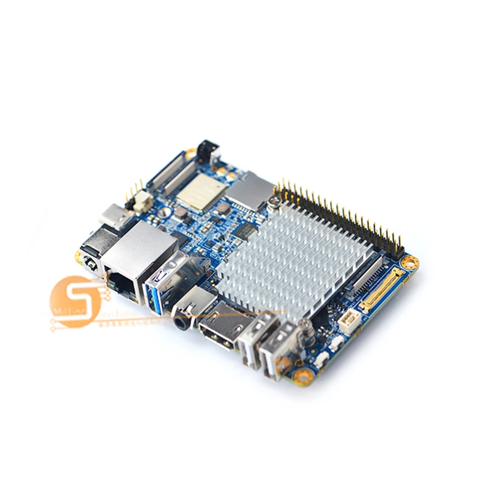 NanoPC T4 Rockchip RK3399 Soc 4 Гб RAM 16 ГБ eMMC двухдиапазонный wifi Полный стандарт M.2 PCIe NVME