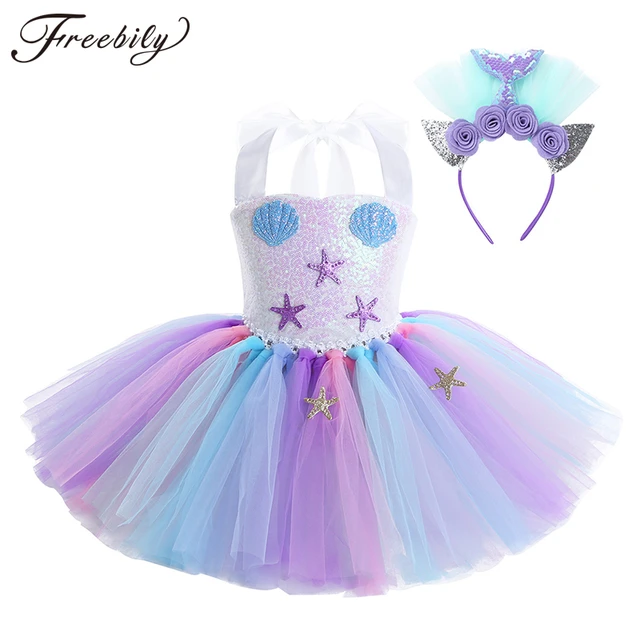 Vestido de princesa rosa para niñas, tutú para bebés recién nacidos, primer  cumpleaños, fiesta, Halloween, desfile, disfraz de Cosplay - AliExpress