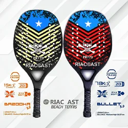 2021 New Beach Tennis Racket Raquete Beach Tennis Carbono Racket Soft EVA Surface Raquete Beach Tennis with Protective Bag