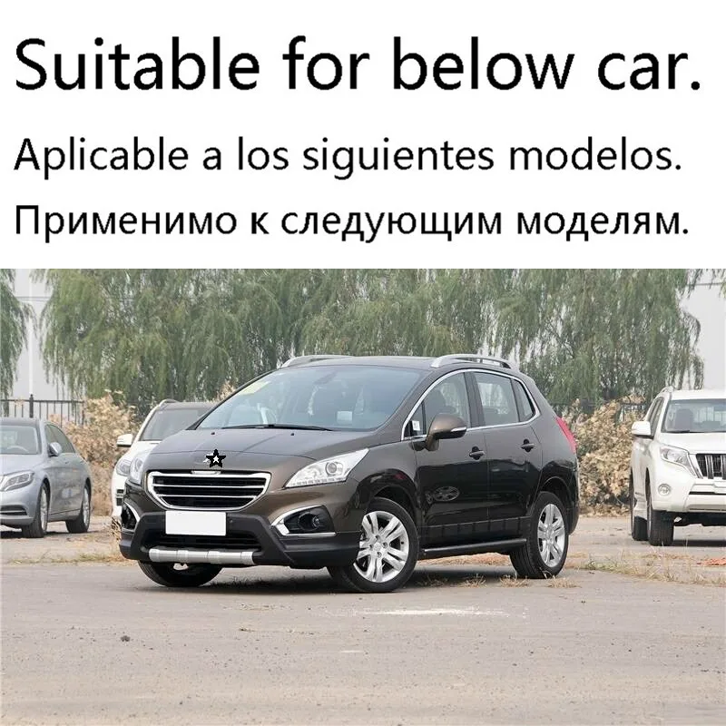 Персонализированные модернизированные детали аксессуары декоративные Стайлинг молдинги автомобильные аксессуары гоночные грили 13 14 15 для peugeot 3008
