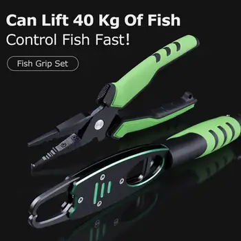 

Metal Fishing Pliers Grip Set Fish Gripper Fishing Pliers Split Ring Cutter Lines Hook Recover Tool Fish Tackle