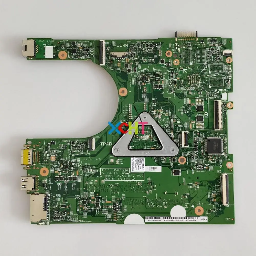 amazing  CN-084VTG 084VTG 84VTG w i3-5005U CPU 14216-1 PWB:1XVKN REV:A00 w N16V-GM-B1 for Dell 3458 Laptop P
