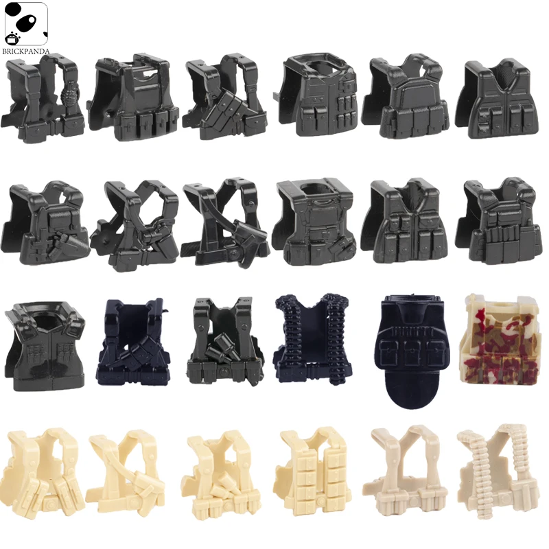 Конструктор Военный WW2 Minifigs армейский солдат армии части оружия окрашенные