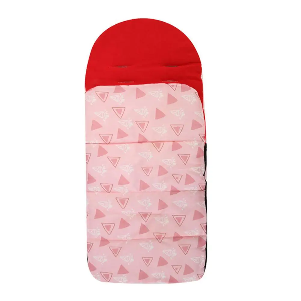 Baby Sleeping Bag Universal Bunting Bag Stroller Foot Cover Thickening Foot Cover Thickening Multi-purpose Foot Cover - Цвет: Red