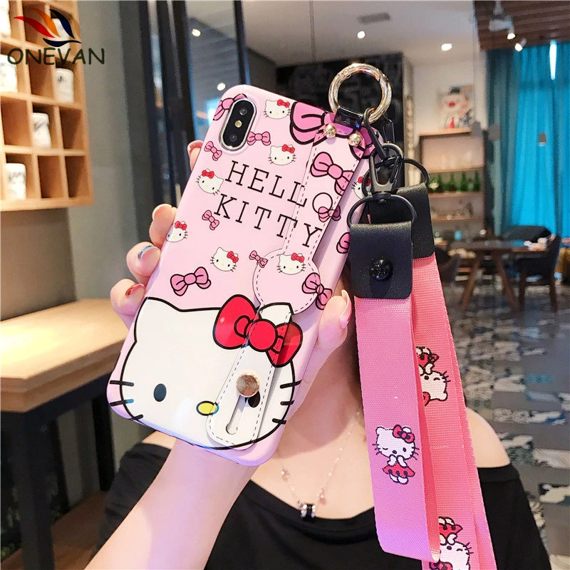 Модный розовый hello kitty Превосходное качество для Iphone 11 чехол Pro Max mate XR XS X 11por 6 6s 7 8