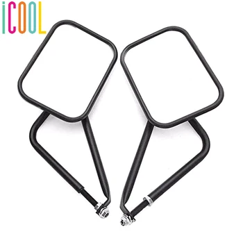 

Offroad Car ABS Side Mirrors Square RR Rear View Mirrors 2Pcs For Jeep Wrangler CJ YJ TJ JK JL Auto Exterior Accessories