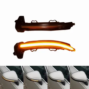 

For Audi A4 S4 RS4 B9 2016 2017 & A5 S5 RS5 2017 LED Side Wing Rearview Indicator Blinker Repeater Dynamic Turn Signal Light