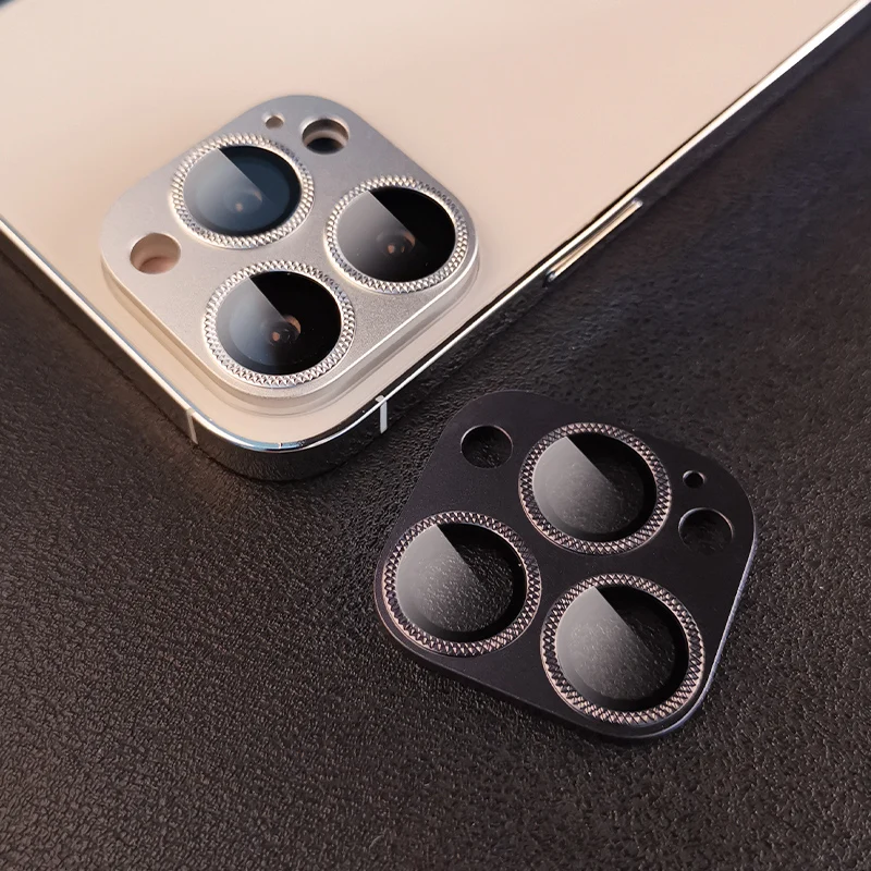 Camera Lens Protector For Iphone 13 Pro Max Glass Lens Metal Ring Case