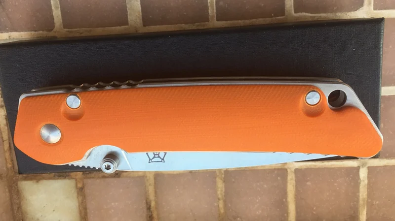 JUFULE Bear Tabargan 95 F3 111 D2 стальное лезвие G10 Ручка для кемпинга и охоты карманные Фруктовые Ножи EDC инструменты складной нож - Цвет: Оранжевый