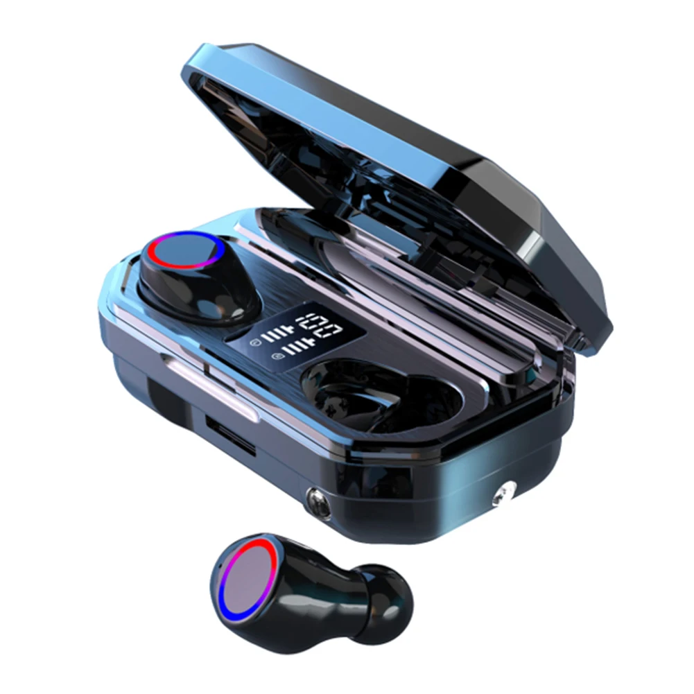 TWS Earbuds Wireless Stereo Bluetooth 5 0 Sport Earphones with Mic LED Power Display Mini Headphone Headset with Charging Box