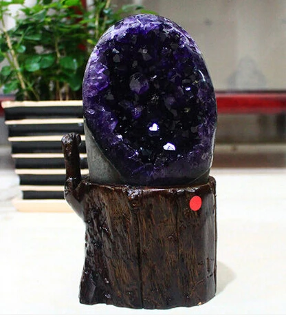 904+++++Natural Uruguay Amethyst clusters hole ornaments wholesale cornucopia Stone cement free degaus | Дом и сад