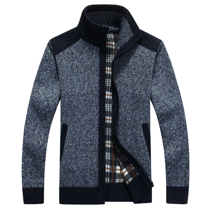 

Cardigan Autumn Men's Cardigans Sweaters Casual Winter For Men Zipper Warm Knitwear Sweater XXL XXXL