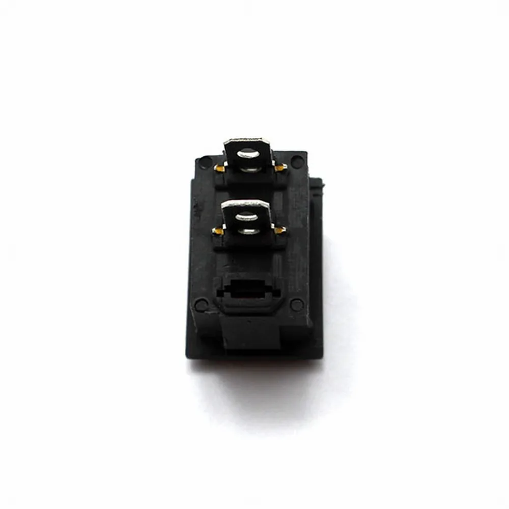 Мини переключатель 2 контактный ВКЛ ВЫКЛ 6A 250V 10A 125V черный и красный оснастки в