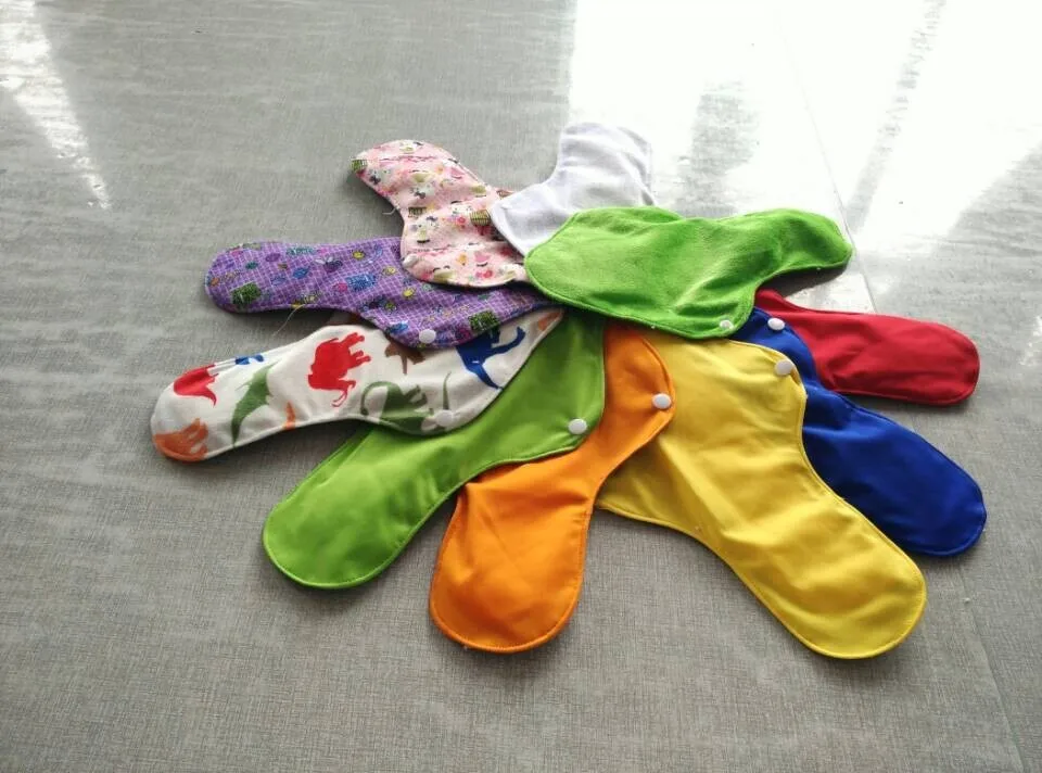 NaughtyBaby женские гигиенические прокладки моющиеся менструальные тканевые прокладки многоразовые прокладки для трусиков с органическим бамбуком