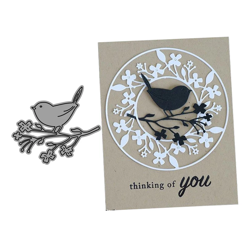 

CH Bird Stencil Metal Cutting Dies For Scrapbooking Practice Hands-on DIY Album Card Handmade Tools