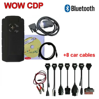 

2020 best quality WOW cdp vd ds150e cdp pro plus with bluetooth v5.008 R2 2016.R0 keygen on cd for delphis obd2 scanner tools