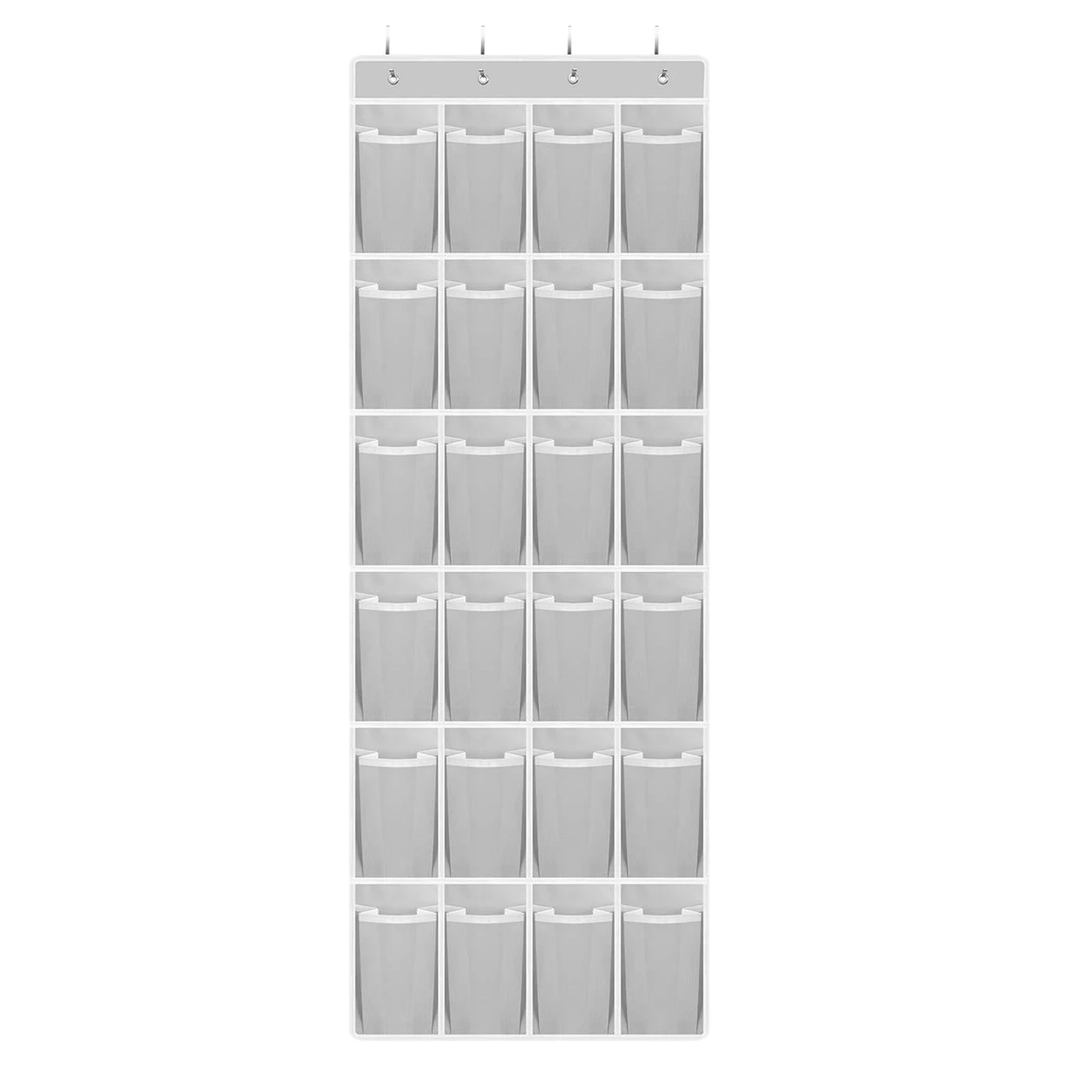 24 Pockets Hanging Over Door Shoe Organizer Storage Rack Bag Hanger w/4 Hook 24 Pockets Hanging Over Door Shoe Organizer Storage Rack Bag Hanger w/4 Hook