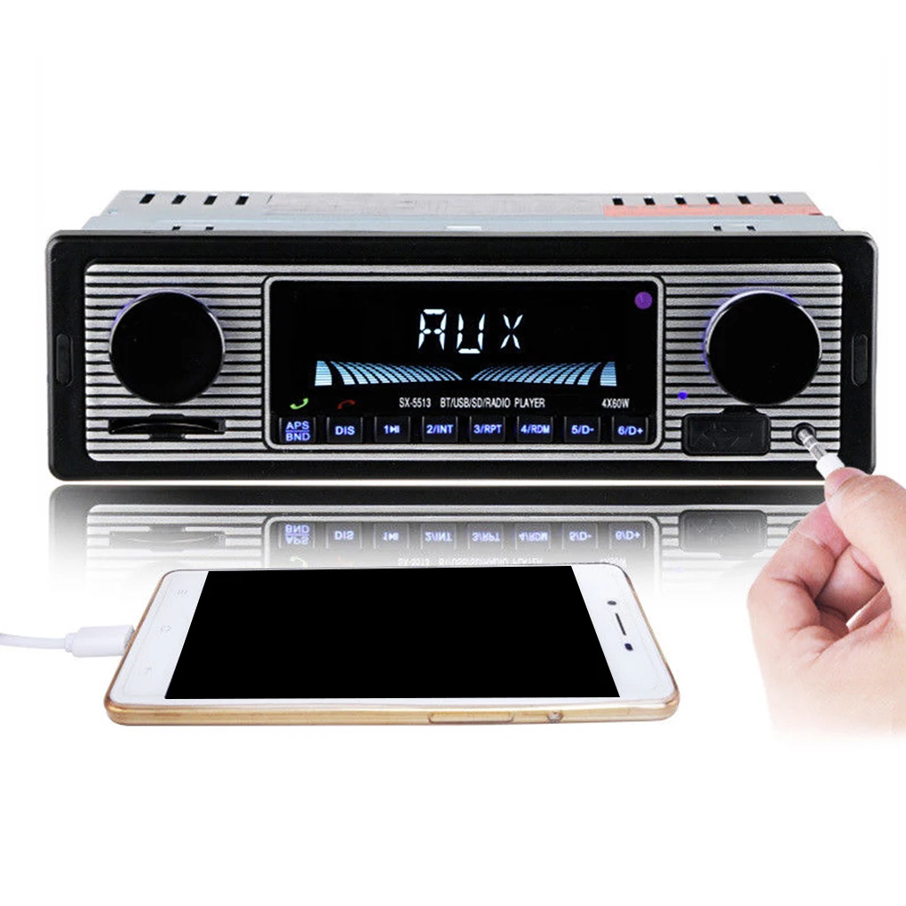 Ультратонкий Автомобильный Bluetooth MP3-плеер fm-радио AUX вход u-диск музыкальный стерео ИК дистанционное управление для автомобиля плеер