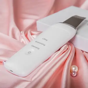 

Ultrasonic Facial Skin Scrubber Vibration Remove Blackhead Ion Deep Face Cleaning Reduce Wrinkle Facial Lifting Tighten Tool