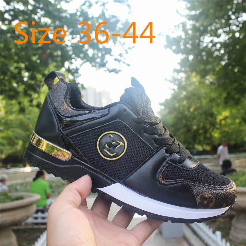 

Plus Big Size 44 43 42 41 Women Sneakers 2020 Spring Autumn Lace Up Platform FBrown Pink White Black Flats Casual Shoes