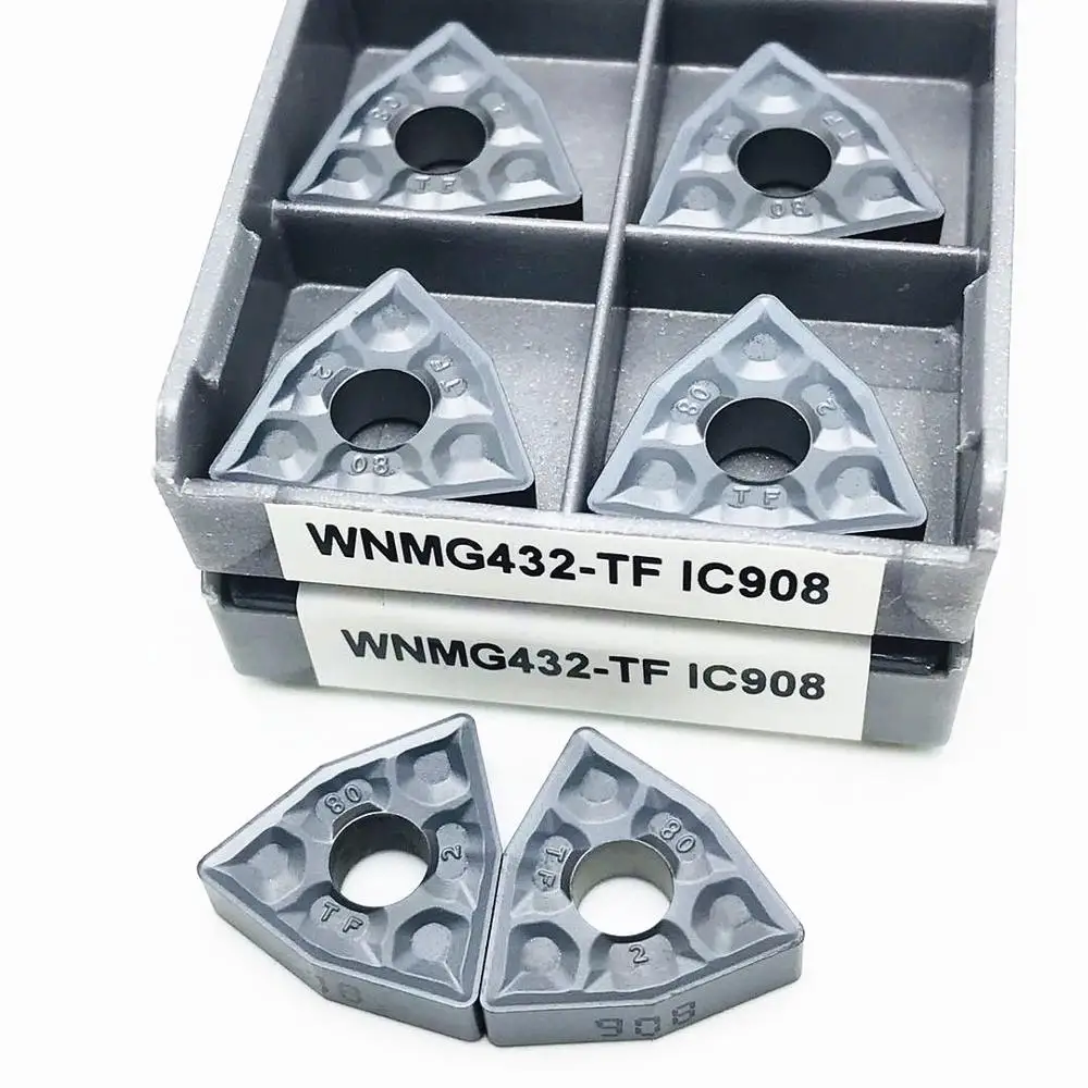 Carbide Insert Alloy Blade CNC WNMG080408-TF WNMG432-TF Finishing IC907 