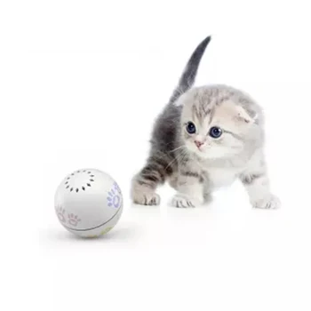 

Cat Toy With Led Ball Cat Turntable Teasing Interactive Toy Cat Smart Companion Ball With Tooth Cleaning