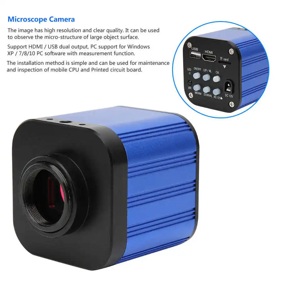 Микроскоп цифровой промышленный с образным креплением 16 МП 1080P 4k /USB|Бороскопы| |