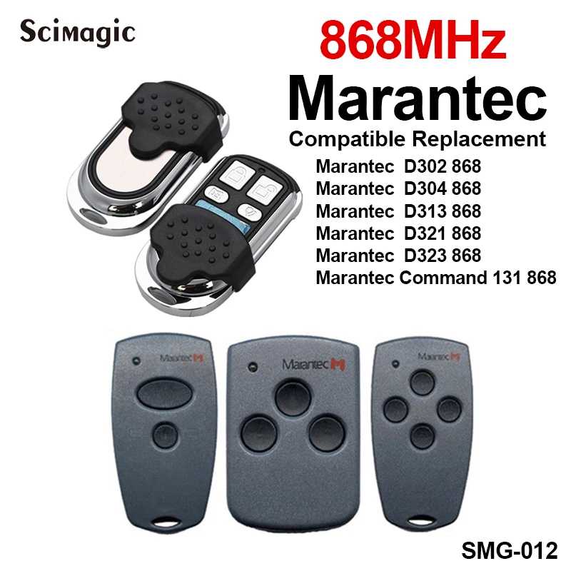 Clone Garage Door Remote Marantec 868 Mhz / 433mhz For Digital D302