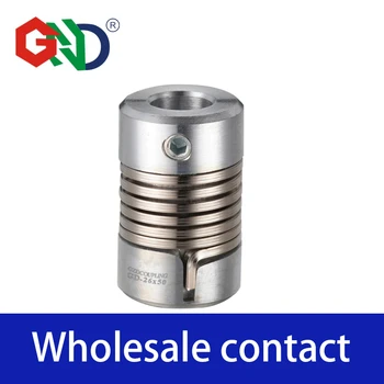

Wholesale 10pcs shaft coupler GND Zinc alloy D16 L27 for encoder spring clamp Coupling applicable to micro-motor not jaw spider