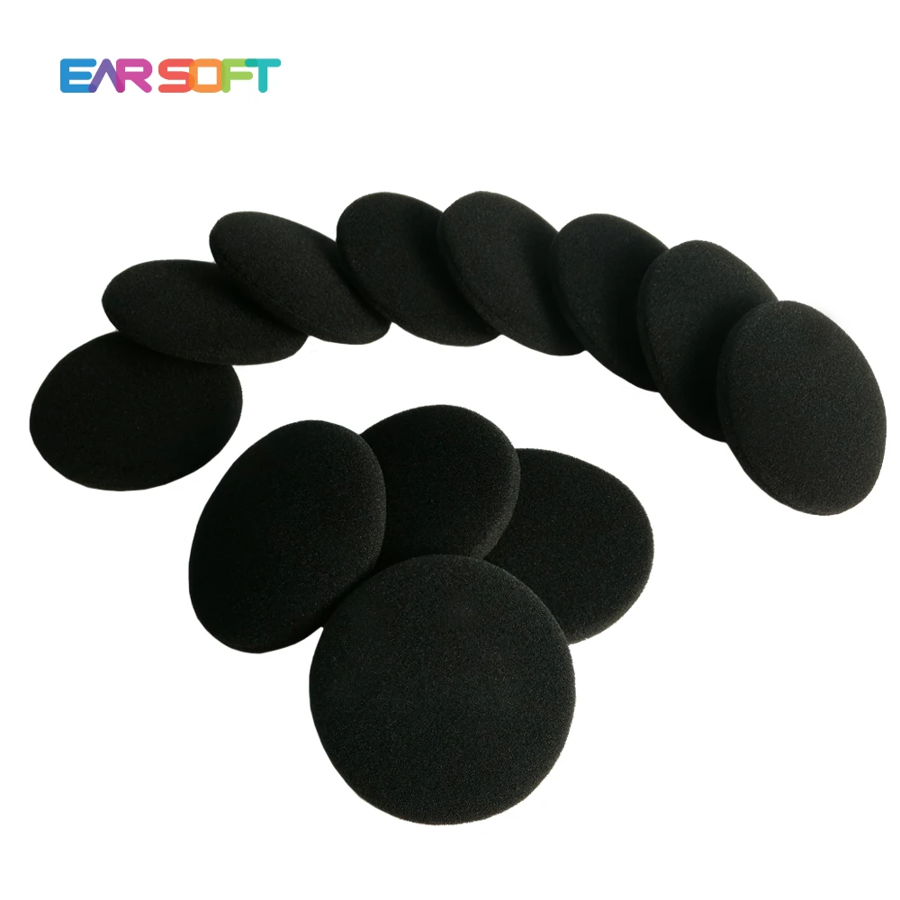 Earsoft Ear Pads Replacement Sponge Cover for Sennheiser MM100 Headset Parts Foam Cushion Earmuff Pillow