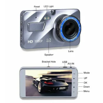 

Bracket Car DVR Replacement Accessory Parts Set Dual lens Night vision