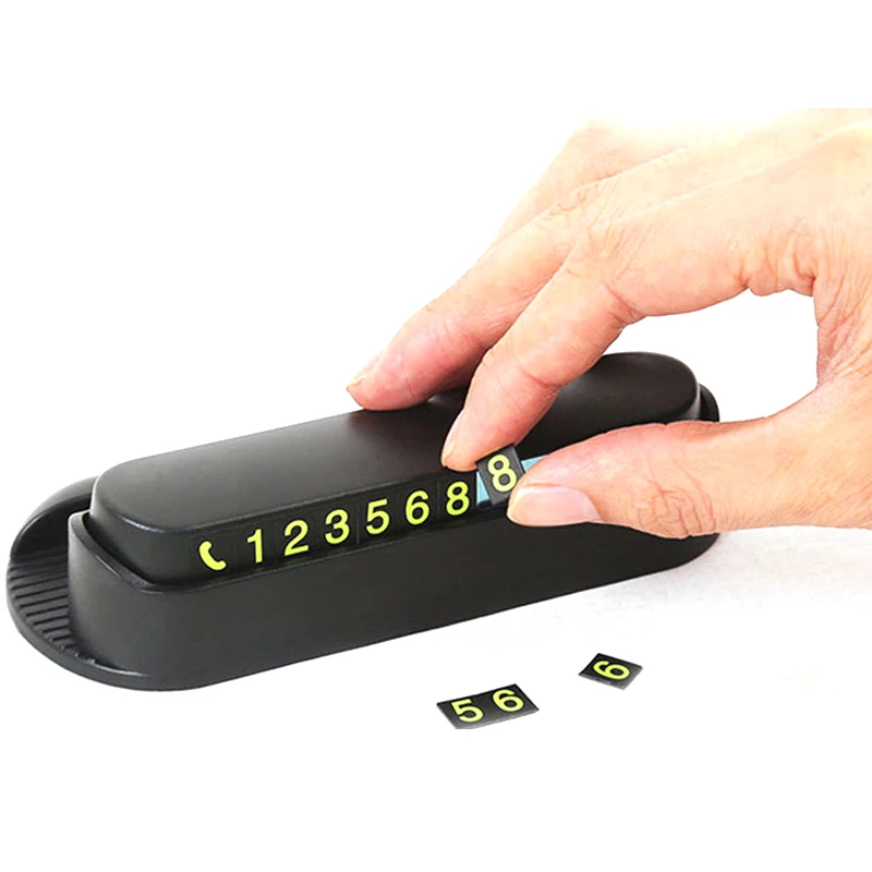 Автомобильный Стайлинг карточка с телефоном для временной парковки номер карты