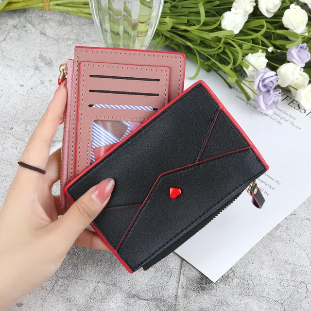 Luxury Leather Short Women Wallet Many Department Ladies Small Clutch Money Coin Card Holders Purse Slim Female Cartera 2