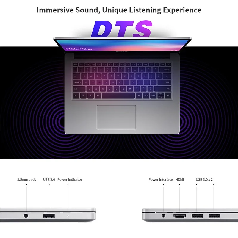 Xiaomi RedmiBook 14 Laptop AMD Ryzen 5 3500U / Ryzen 7 3700U Windows 10 Home 8GB/16GB RAM 256GB/512GB ROM Ultra Thin Notebook