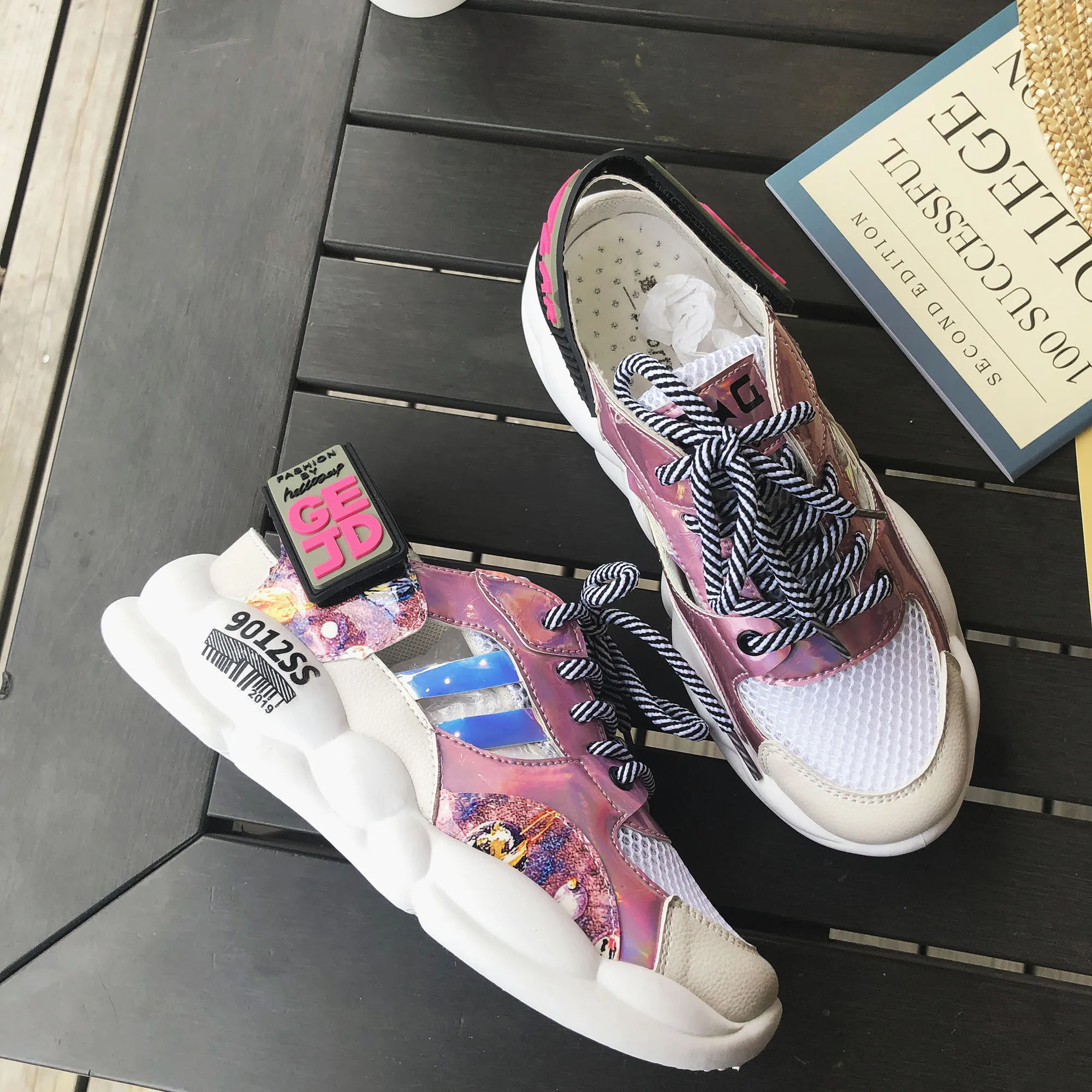 Топ сандалии женские кроссовки женская повседневная обувь scarpe donna Basket Femme sandalia