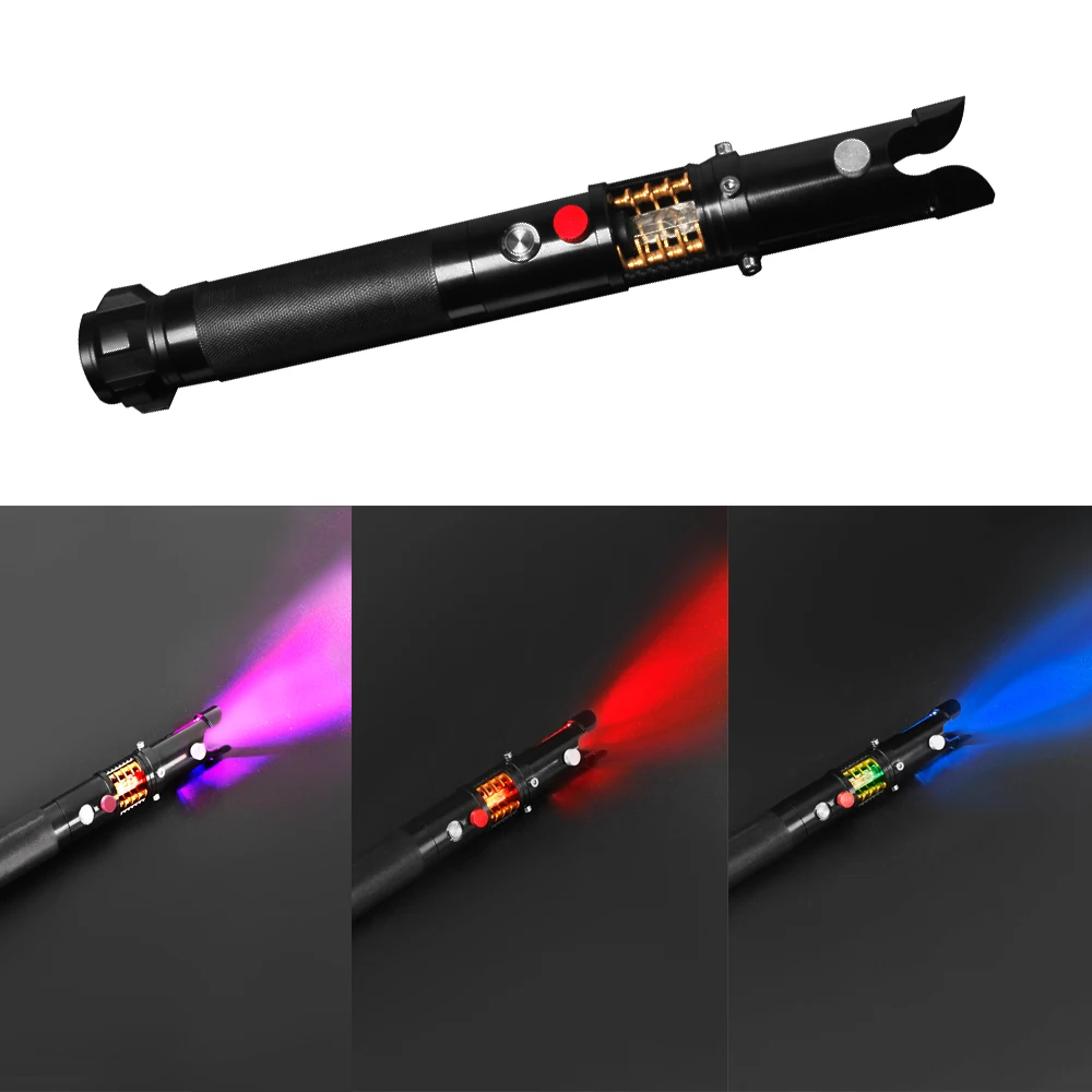 【特価】Lightsaber ライトセーバー SP 箔押し Kyberクリスタルライトセーバーrgb 16変色金属柄pcブレード用